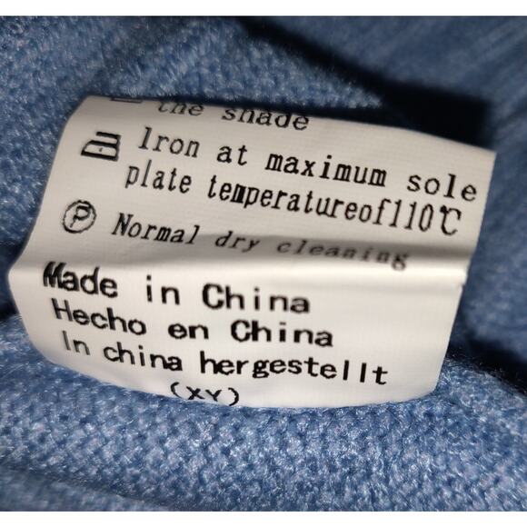 Coofandy Cable Knit Turtleneck Sweater Mens XXXL Periwinkle Blue Pullover Soft - Picture 8 of 16